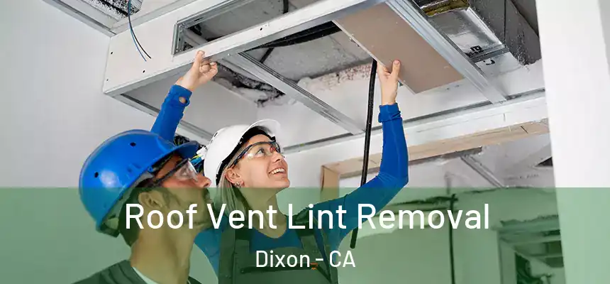  Roof Vent Lint Removal Dixon - CA